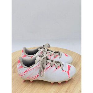 Puma Attacanto FG/AG Soccer Cleats White 107480-04 Kids Sz 10